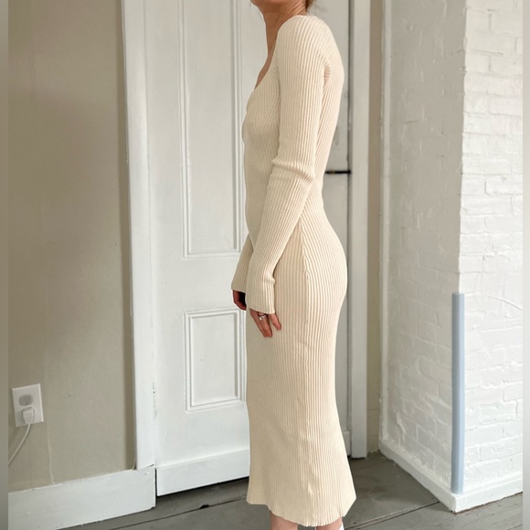 H&M Ribbed Midi Dress - Picture 6 of 9